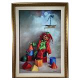 Conchita Firgau "Puppets With Blocks" Signed