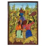 Philippe Vieux " Women with Clay Jard" Painting