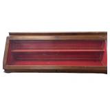 Antique Wooden Table Top Display Cabinet