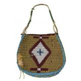 Early Native American Northern Plains Beaded Purse