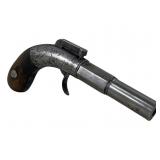 Antique Allen Patent Bar Hammer Single Shot Pistol