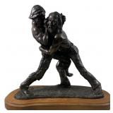 PAT MATHIESEN "GOOD CLEAN FUN" BRONZE SCULPTURE