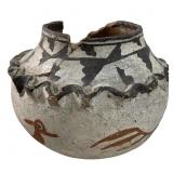 Old Zuni Pueblo Polychrome jar or olla