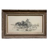 Paul Abram Jr. "Lost" Pencil Sketch