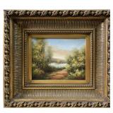 20th Century Impressionist Landscape Oil Painting