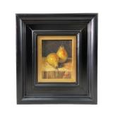 Signed Still Life Original Oil On Canvas Painting