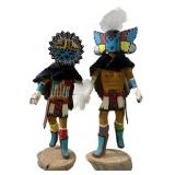 (2) Kida Hawk Hopi Kachina Dolls