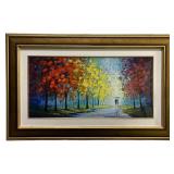 Slava Ilyayev "Colorful Pathway" Signed Serigraph