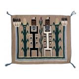 Vintage Navajo Yei Weaving / Rug