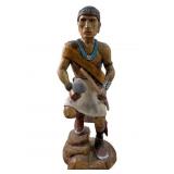 JEREMY TSO "DINE SCOUT" Kachina Doll