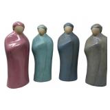 (4) Jack Black Navajo Potter Standing Navajo Woman