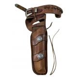 Renalde Nickel Silver & Leather Gun Rigs