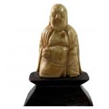 Antique Hand Carved Ivory Buddha Figurine