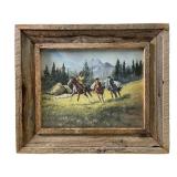 Paul Abram Jr ( 1933-2005 )  gouache Painting