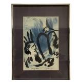 Marc Chagall "Moses and the Tablets" Lithograph