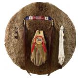 Artist Signed Unique Native American Wall Plaque