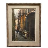 MARK COOMER "TUBOS DE ZARAGOZA" WATERCOLOR