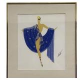 Erte - Romain de Tirtoff Arthï¿½mis by Ertï¿½ Litho