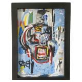 Attrib. Jean-Michel Basquiat Acrylic On Wood