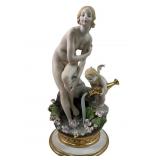 Giuseppe Cappe " Venus with cupids" Porcelain