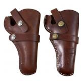 (2) Leather Hunter Gun Holsters 1100-30