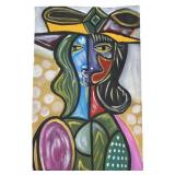 (AFTER) PABLO PICASSO OIL ON PAPER