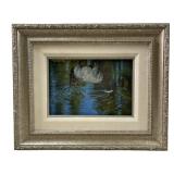 ROGUE SIMPSON "PASSING FANCY" OIL ON BOARD