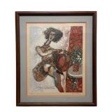 Theo Tobiasse "The dancer feeds on horrible