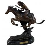 After Frederic Remington "The Cheyenne" Bronze
