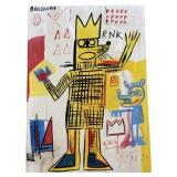 Attrib. Jean-Michel Basquiat Mixed Media On Paper