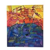 Mariana Grou Abstract Cubism Oil painting
