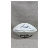 white panel Arizona Cardinals football autographed