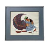 Barbara Lavallee "Hugs" Signed Lithograph
