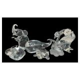 Lead Crystal Paperweights WHALE,Rabbit
