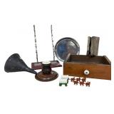 NAMBE Display Plate Etched Flowers,Dagger KNIFE