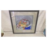 Native American Indian Art Framed