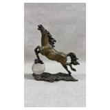 Milo Art Deco Handmade Bronze Horse Figurine