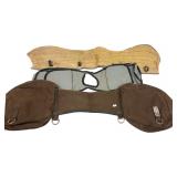 Horse Equestrian Saddle Bags, Saddle Pad, Horse