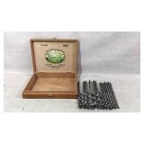 STANLEY Auger Drill Bits and Cigar Box