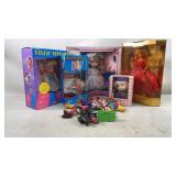Vintage Dolls and Toys Lot With Accessories
