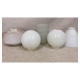 various replacement milk glass lamp shades