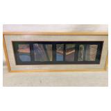 33x13, mixed media art