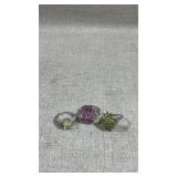 Collection of three 925 silver stauer high quality