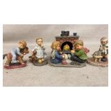 Goebel Berta Hummel figurines, porcelain about 4"
