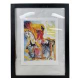 Numbered Salvador Dali "The Christian Knight"