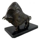 After Picasso Bronze Bull Sculpture