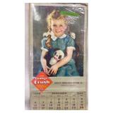 vintage 1946 Orange Crush ad calendar 30x16
