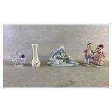 Signe Angel Paperweight, Vintage Porcelain Figures