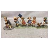 Goebel Berta Hummel figurines, porcelain about 5"