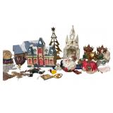 Christmas Houses, glass ornaments